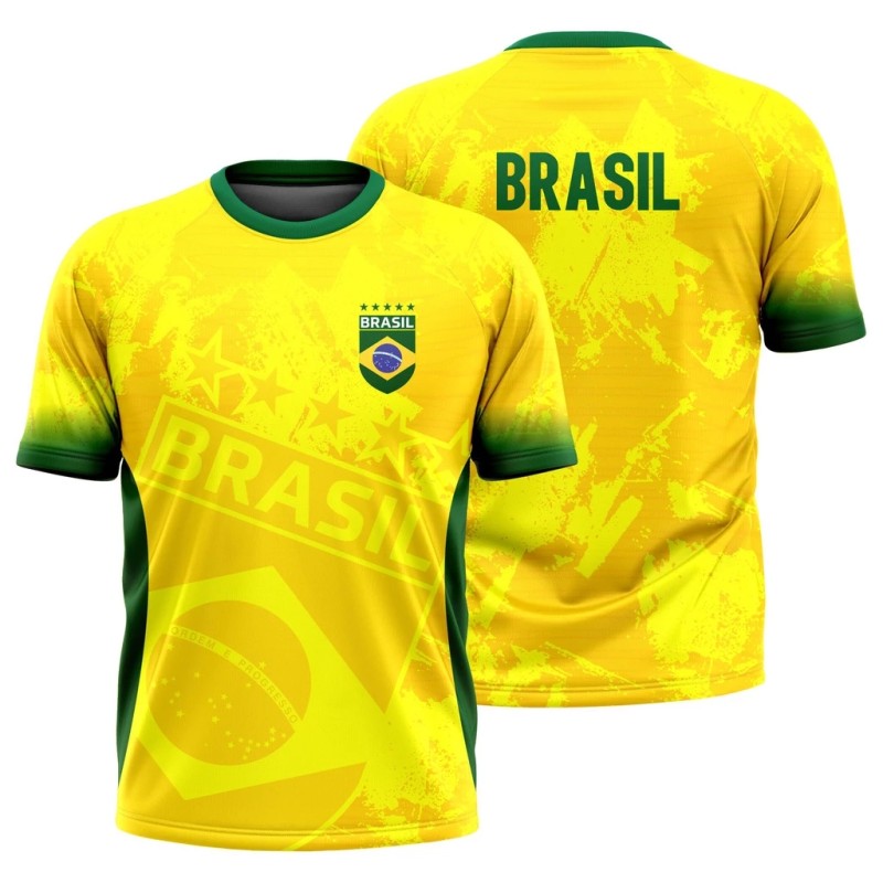 Camisa do Brasil Camiseta do Brasil Seleção Brasileira To...