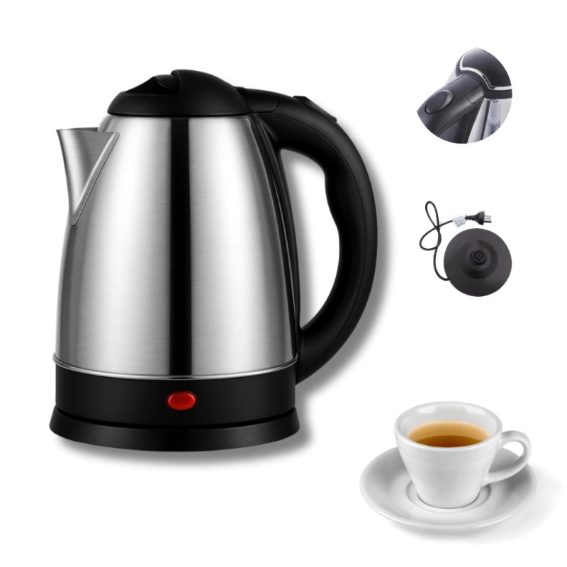 Chaleira Elétrica Inox 1.8 Litros 1000W Automática Café C...