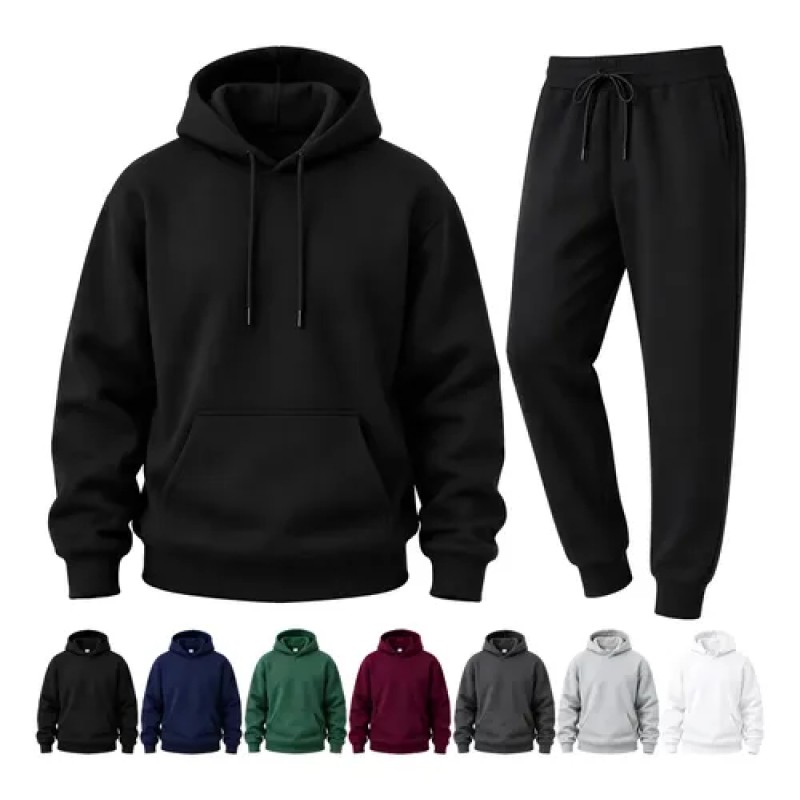 Conjunto Moletom Masculino,incluir Casaco Com Capuz E Calças