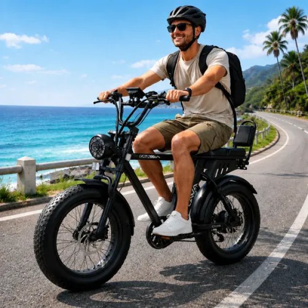 Bicicleta Bike Eletrica Ae8 Cavalletta Max 1000w Lítio 80km