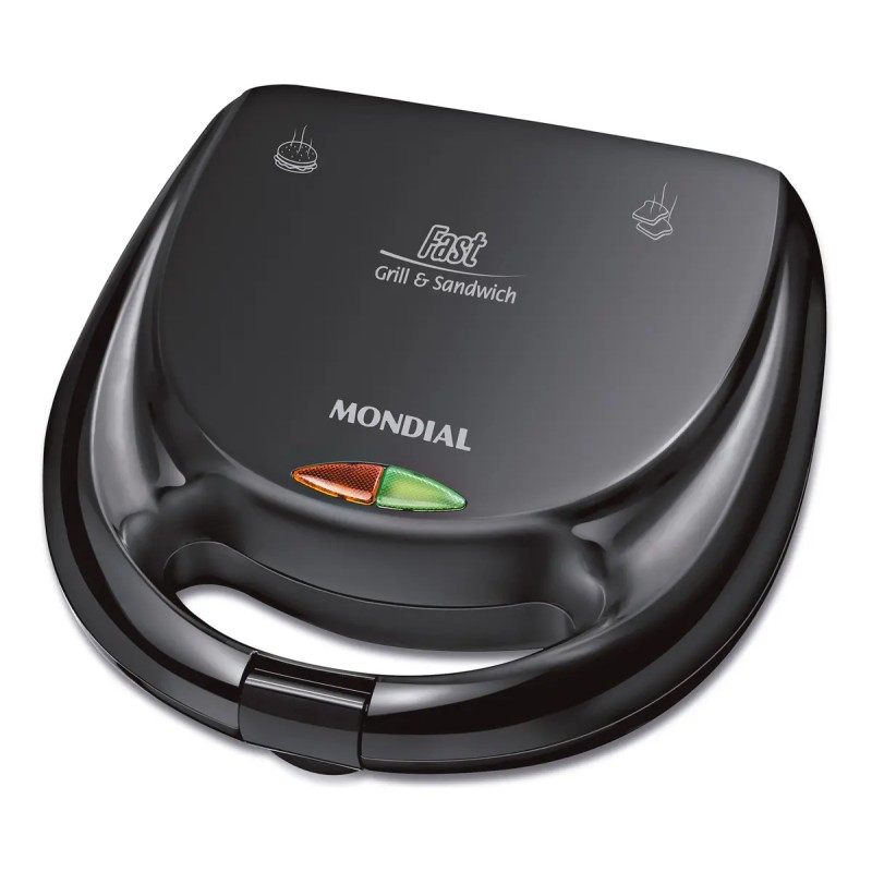Sanduicheira Fast Grill e Sandwich Mondial 750W - S-12