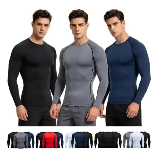 Kit 3 Camisetas Térmicas Masculina Térmica Proteção Solauv50