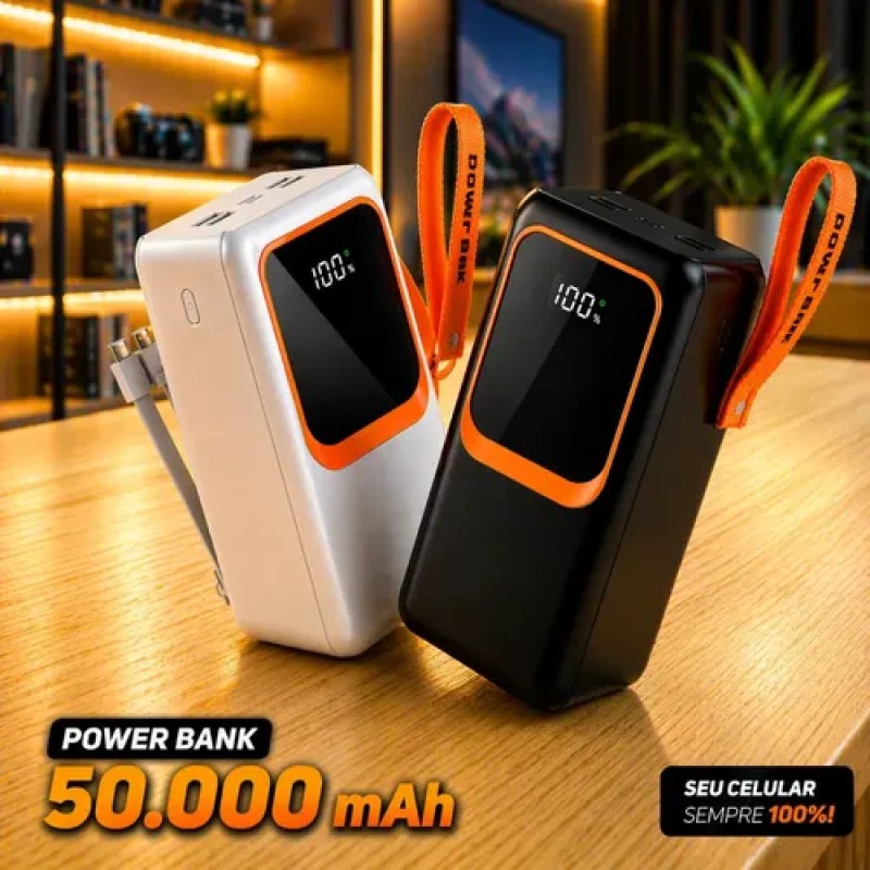 Carregador Portátil Power Bank 50000mah Usb Super Rápido ...
