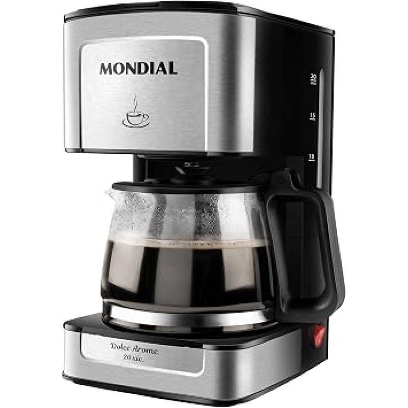 MONDIAL Cafeteira Elétrica Dolce Arome, 110V, 550W, Preto...