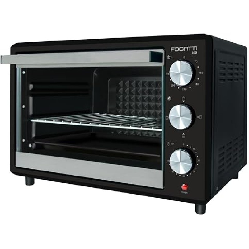 FORNO ELETRICO FOGATTI i40 PRETO 127v