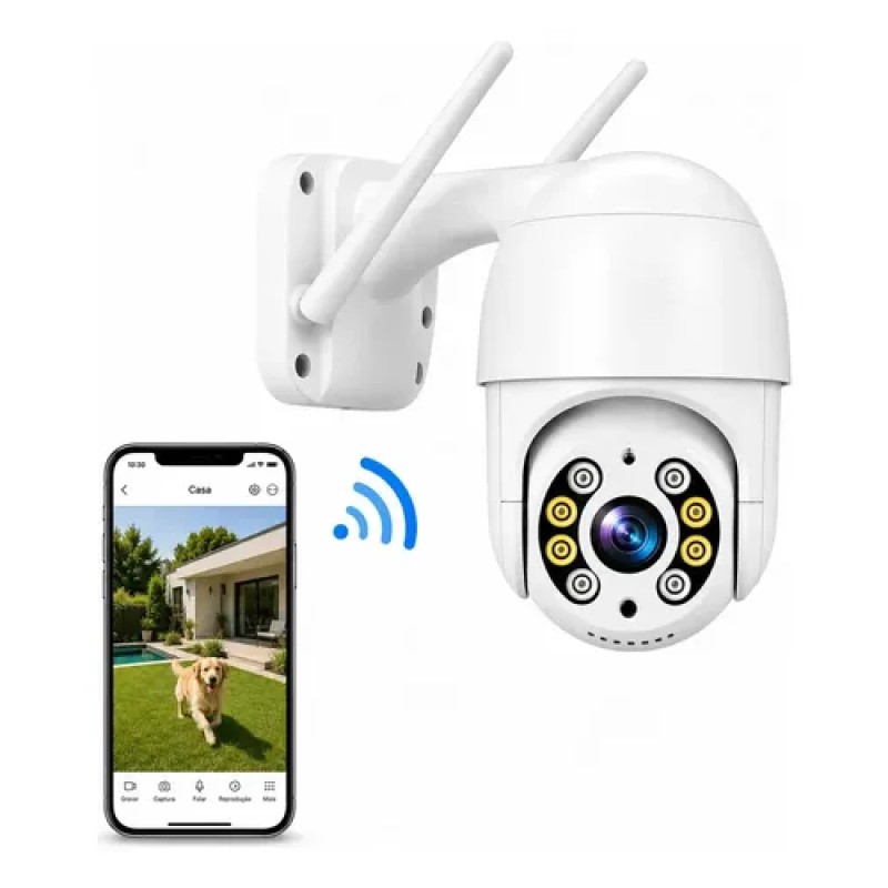 Camera Segurança Wifi Yoosee Mini Dome Full Hd Vianova Br...