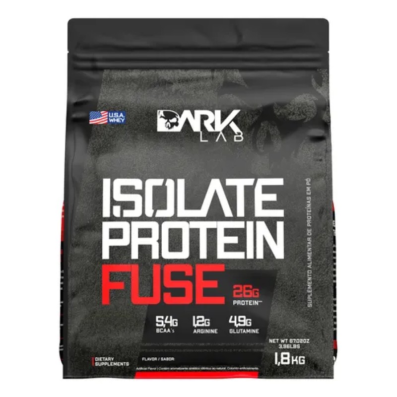 Whey Isolate Protein Fuse Refil 1,8kg Dark Lab - Mp Impor...