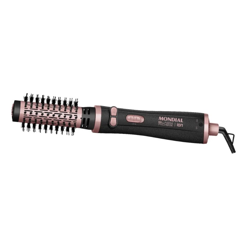 Escova Rotativa Mondial Ceramica Tourmaline Ion 3x1 Erb-0...