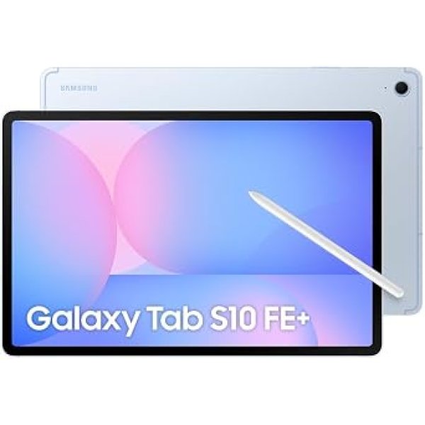 Samsung Tablet Galaxy Tab S10 FE+ WiFi, Azul, 128GB, 8GB, Tela 13.1" 90Hz, S Pen e Capa Inclusas