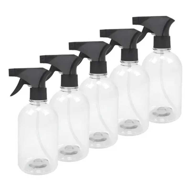 Frascos Borrifador Pulverizador 500ml Spray 5 Unid