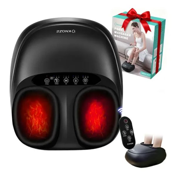 Massageador De Pés Com Controle Remoto E Função  Aquecimento