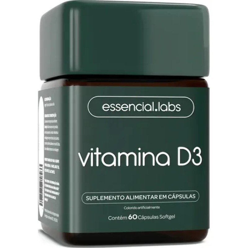 VITAMINA D3 2000ui - 60 Cápsulas Softgel - Fórmula Concen...