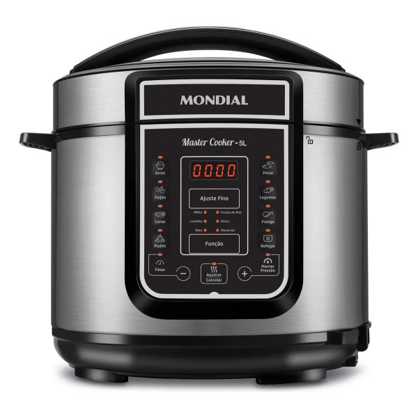 Panela de Pressão Elétrica Digital 5L, Mondial 900W - PE-38