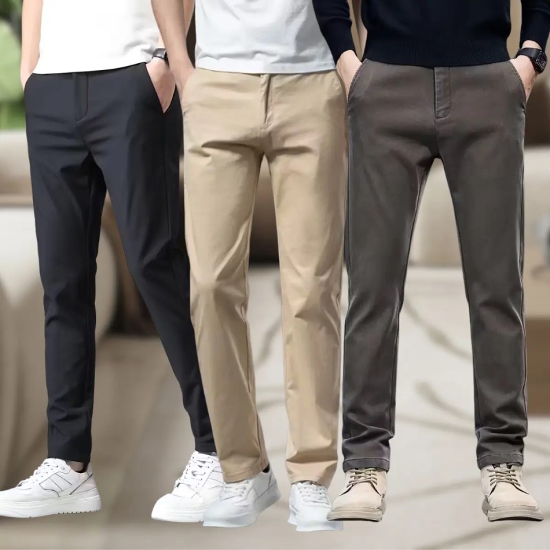 Kit 3 Calças Sarja Masculina Jeans Colorido Slim Oferta e...